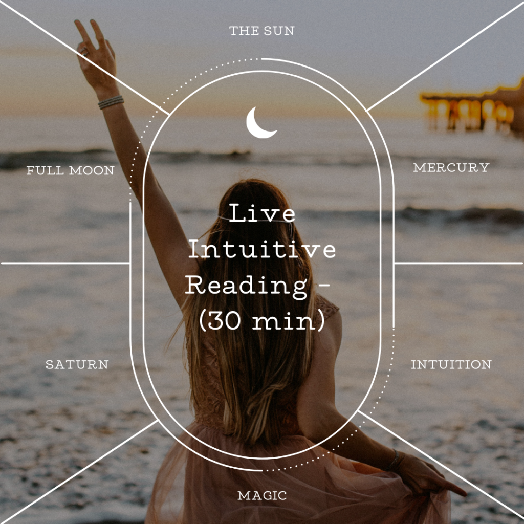 🔮 Live Intuitive Reading – $66 (30 min)