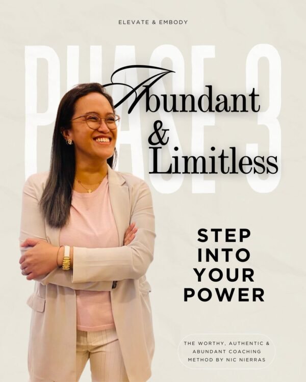The Abundant & Limitless Transformation with Nic Nierras (12-Month Program)